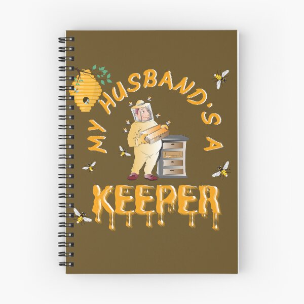 Item preview, funny beekeeper design - My husband's a keeper designed and sold by dsrdirect.