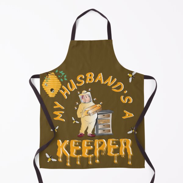 Item preview, funny beekeeper design - My husband's a keeper designed and sold by dsrdirect.