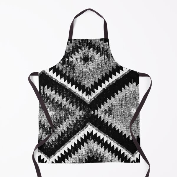 Item preview, Vintage Kilim fragment ethnic textile geometric black white rug ethnic pattern designed and sold by Talalp.