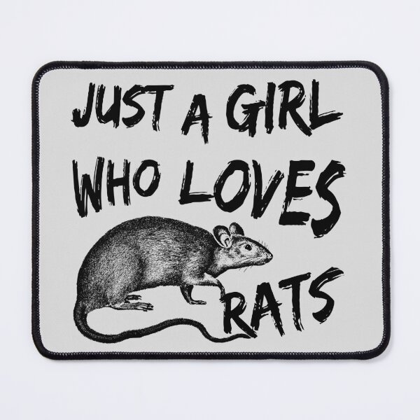 Item preview, Just A Girl Who Loves Rats designed and sold by SkyAfterDusk.
