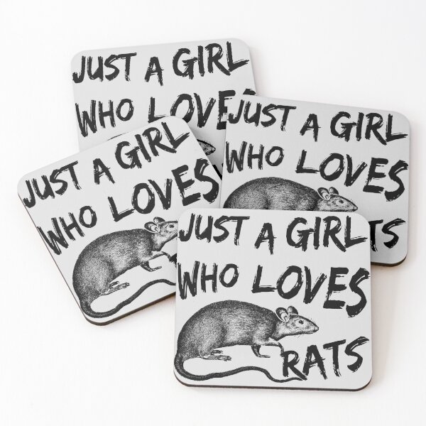 Item preview, Just A Girl Who Loves Rats designed and sold by SkyAfterDusk.