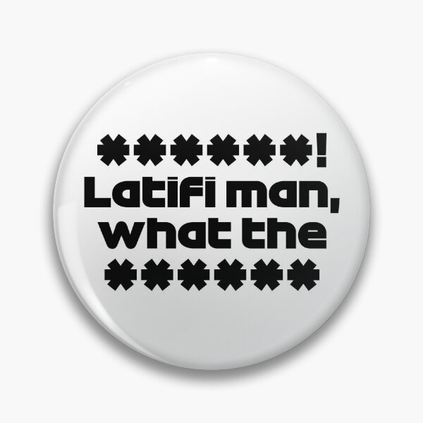 Item preview, Latifi Man! STR. - Best Team Radio Australian GP 2022 Season (Black) designed and sold by FilipeFerreira.