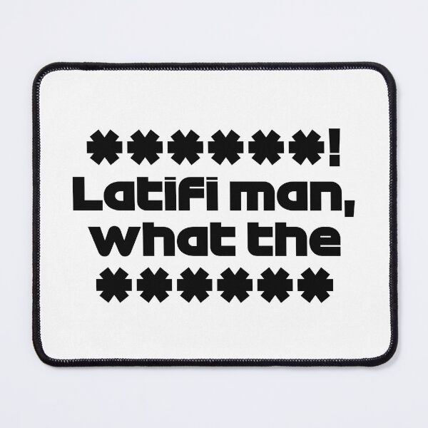 Item preview, Latifi Man! STR. - Best Team Radio Australian GP 2022 Season (Black) designed and sold by FilipeFerreira.