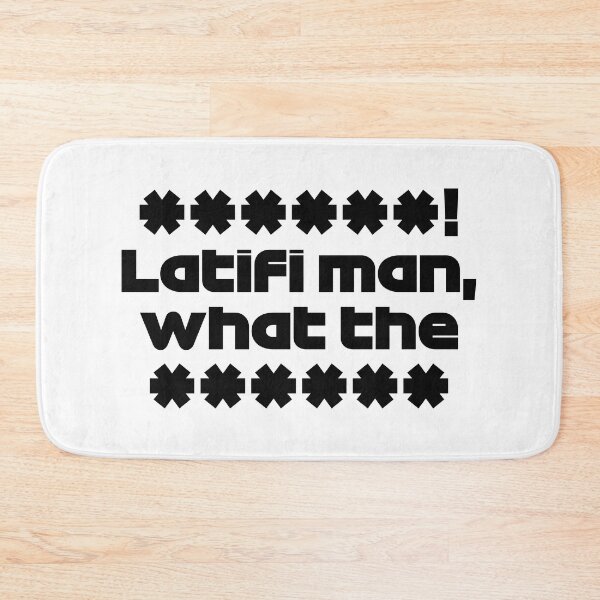 Item preview, Latifi Man! STR. - Best Team Radio Australian GP 2022 Season (Black) designed and sold by FilipeFerreira.