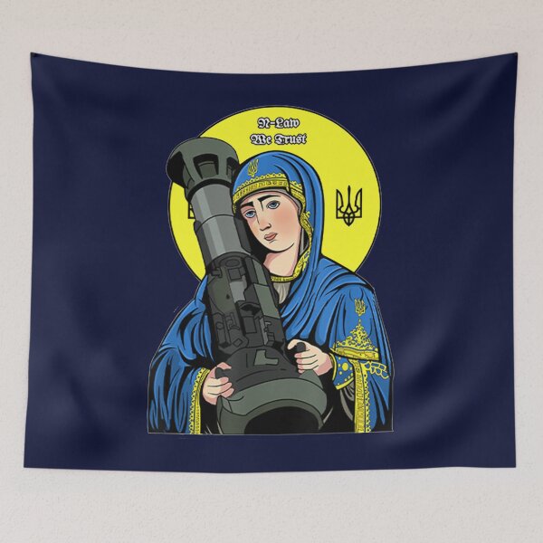Item preview, St Javelin - St. Javelin The Protector of Ukraine  - I Stand with Ukraine Puck Futin - Ukrain     designed and sold by Hsiesofa.
