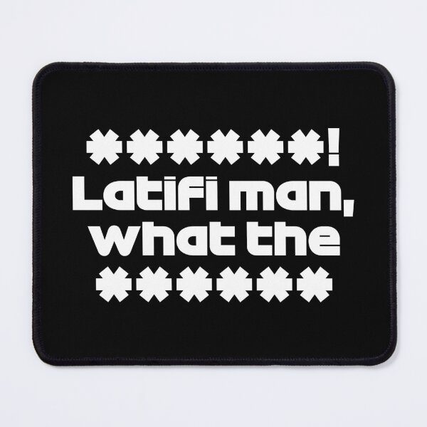 Item preview, Latifi Man! STR. - Best Team Radio Australian GP 2022 Season (White) designed and sold by FilipeFerreira.