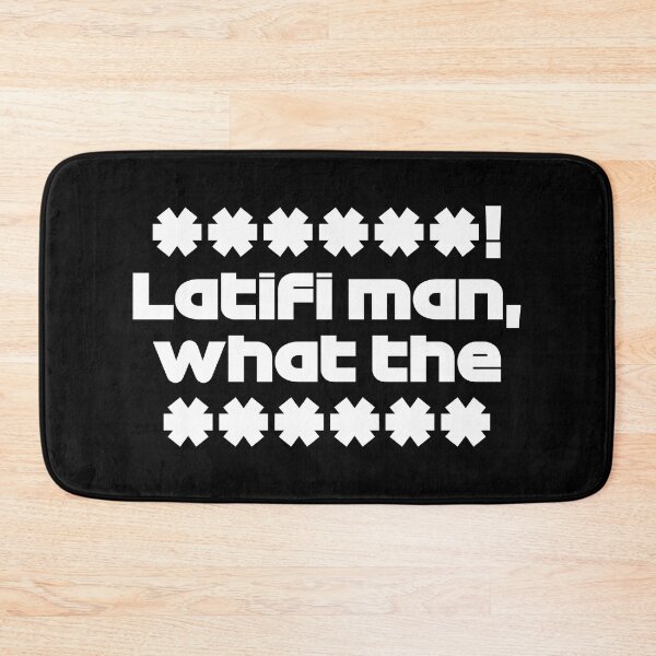 Item preview, Latifi Man! STR. - Best Team Radio Australian GP 2022 Season (White) designed and sold by FilipeFerreira.