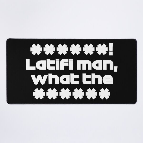 Item preview, Latifi Man! STR. - Best Team Radio Australian GP 2022 Season (White) designed and sold by FilipeFerreira.