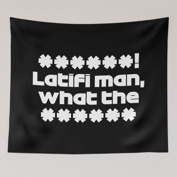 Item preview, Latifi Man! STR. - Best Team Radio Australian GP 2022 Season (White) designed and sold by FilipeFerreira.