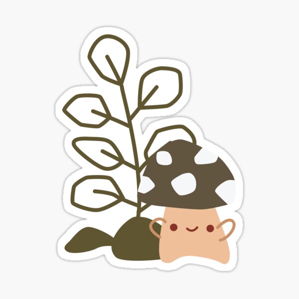 Cute Mushroom Sticker
