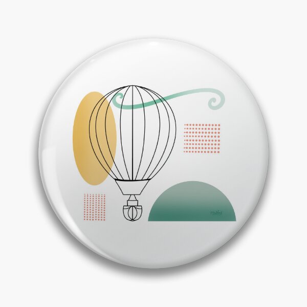 Item preview, Hot Air Balloon Line Art designed and sold by MoTekent.
