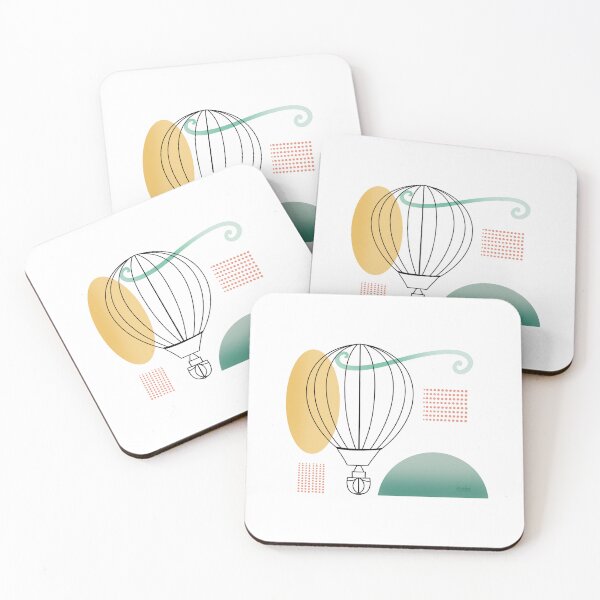 Item preview, Hot Air Balloon Line Art designed and sold by MoTekent.