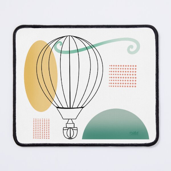 Item preview, Hot Air Balloon Line Art designed and sold by MoTekent.