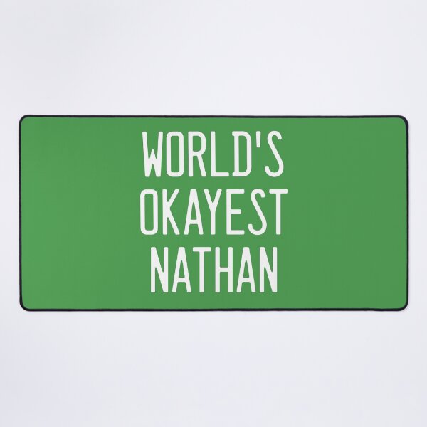 Item preview, World's Okayest Nathan designed and sold by TimespunThreads.