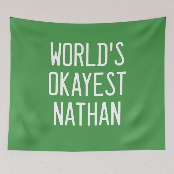 Item preview, World's Okayest Nathan designed and sold by TimespunThreads.