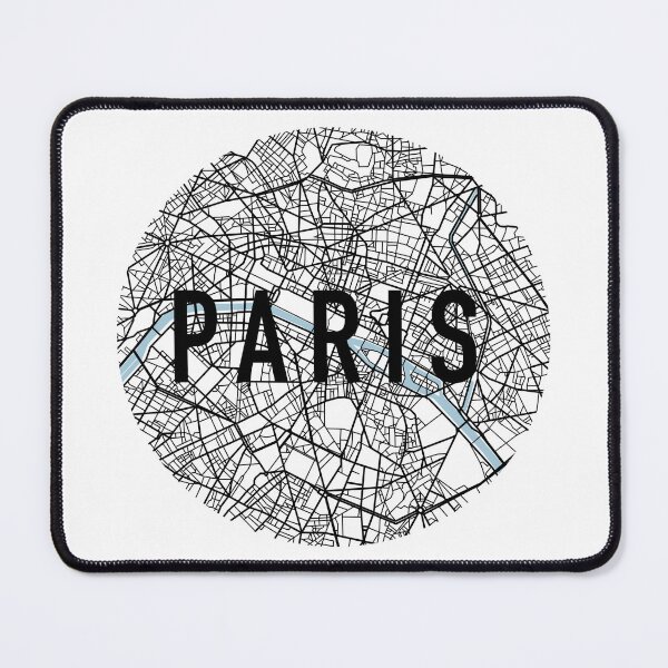 Item preview, Minimalist map of Paris designed and sold by Atelier Girouette .