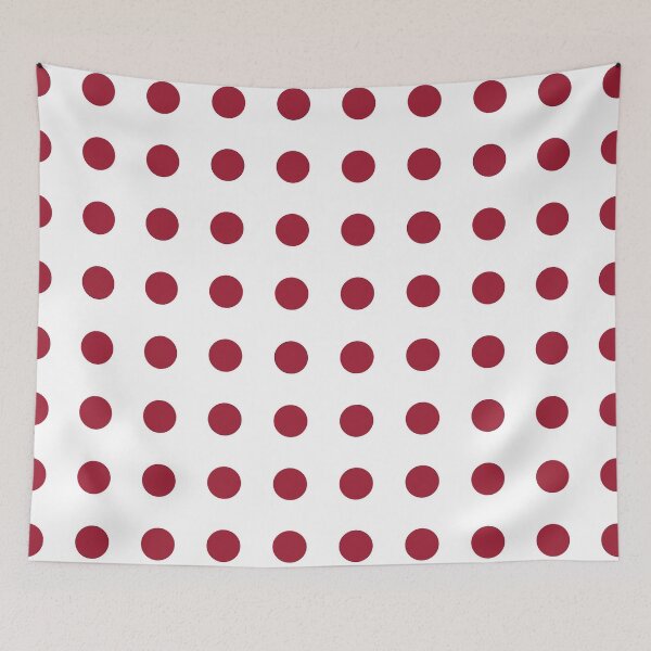 Item preview, Crimson Red Medium Polka Dots (Reverse) designed and sold by Jared Davies.