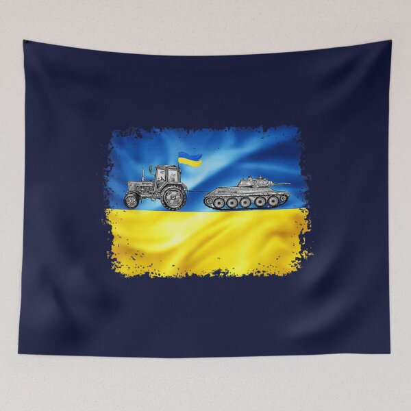 Item preview, Tractor Pulling Tank With Ukrainian    designed and sold by Hsiesofa.