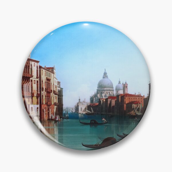 Item preview, View of Canal Grande in Venice by Gustaf Wilhelm Palm Remastered Xzendor7 Classical Art Old Masters Reproductions designed and sold by Xzendor7 Digital Art Creations.