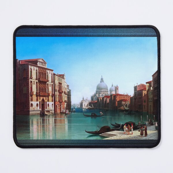 Item preview, View of Canal Grande in Venice by Gustaf Wilhelm Palm Remastered Xzendor7 Classical Art Old Masters Reproductions designed and sold by Xzendor7 Digital Art Creations.