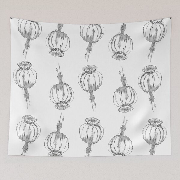 Item preview, Filas de semillas de flores de amapola designed and sold by London-Fields.