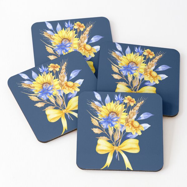 Item preview, Ukrainian Sunflower Watercolor Flowers Farmer    designed and sold by Hsiesofa.