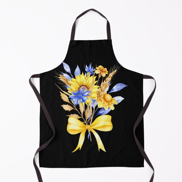 Item preview, Ukrainian Sunflower Watercolor Flowers Farmer designed and sold by Hsiesofa.