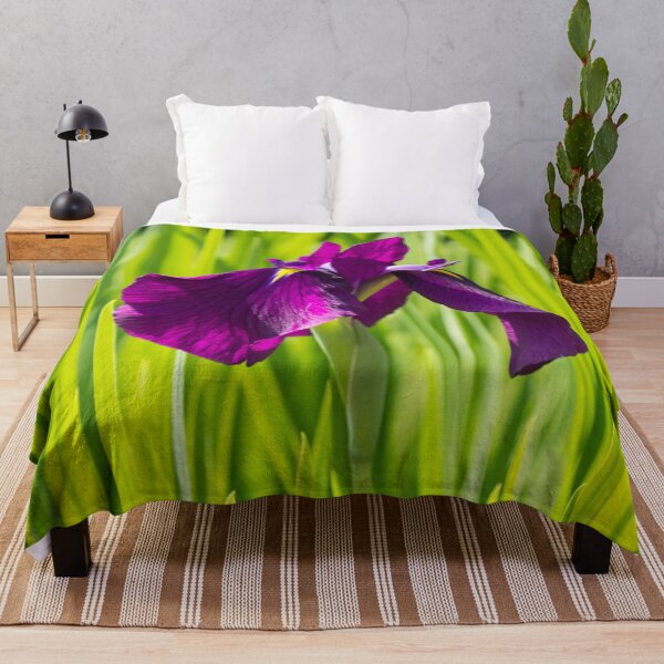 Item preview, An Exquisite Rich Violet Iris - Sunny Summertime Floral designed and sold by Georgia Mizuleva.