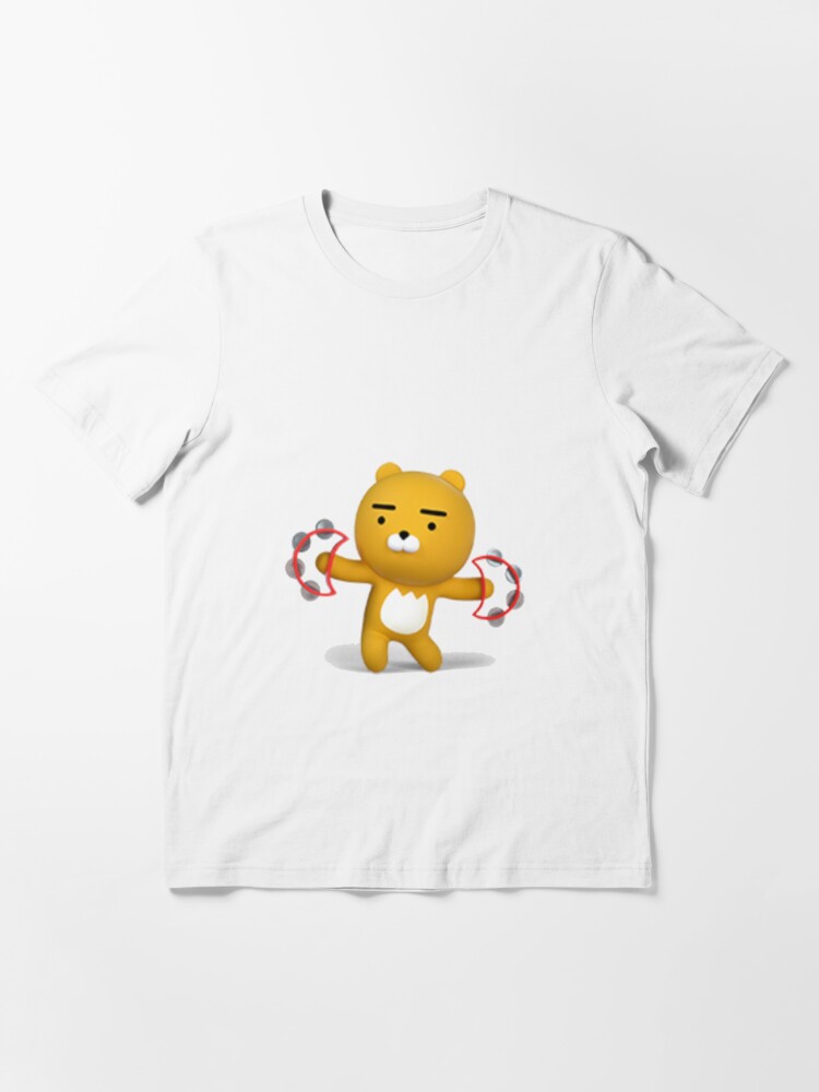 Kakaotalk Friends Hello Ryan 카카오톡 라이언 3d Tambourine T Shirt For Sale By Icdeadpixels 8314