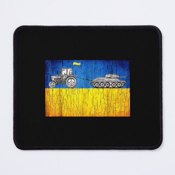 Item preview, ukrainian tractor pulling tank           designed and sold by Hsiesofa.
