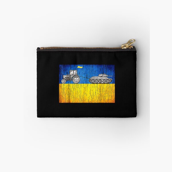 Item preview, ukrainian tractor pulling tank           designed and sold by Hsiesofa.