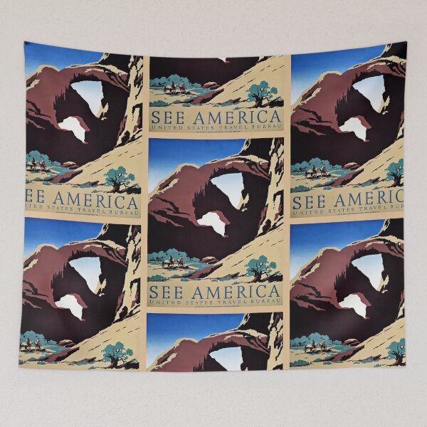 Item preview, Retro vintage See America travel ad designed and sold by aapshop.