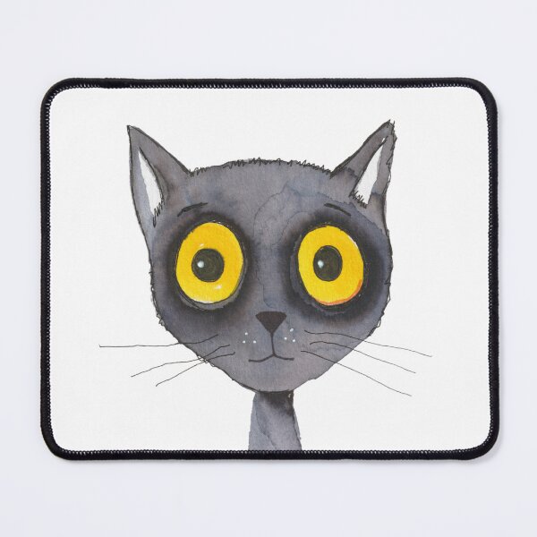 Item preview, Wide eyed cat designed and sold by dorisandfred.