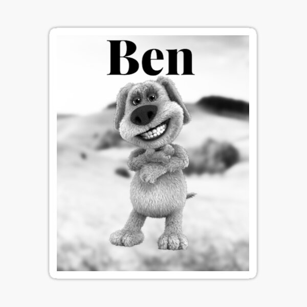 Talking ben Sticker for Sale by kuklistyle