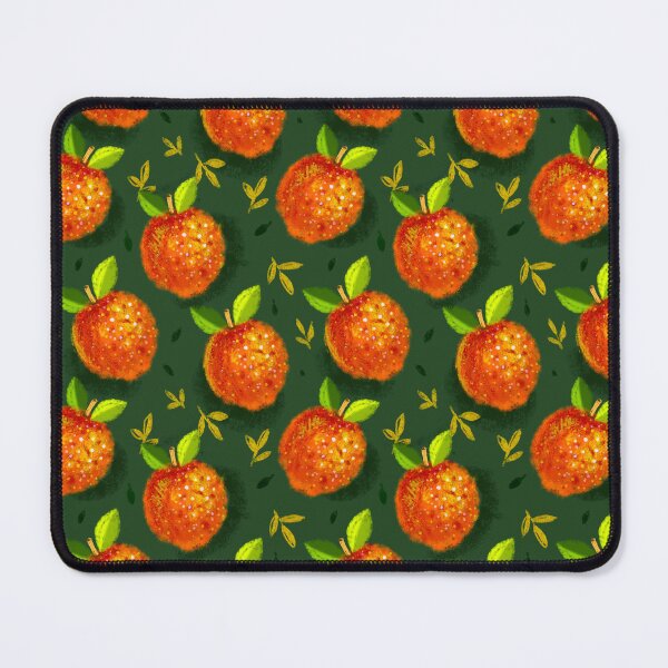 Item preview, Orange Fruits  Digital Illustration Pattern in Textured Vintage Grungy Style designed and sold by Wiggly Lines.