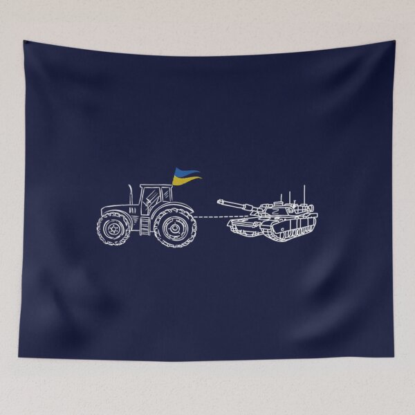 Item preview, ukrainian tractor pulling tank  (4) designed and sold by Hsiesofa.
