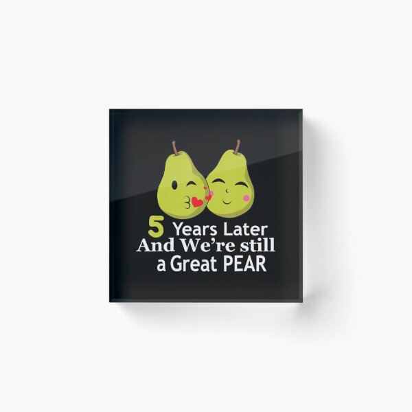 Item preview, 5 Five Year Anniversary Matching Couple Great Pear designed and sold by Seth Shiver.