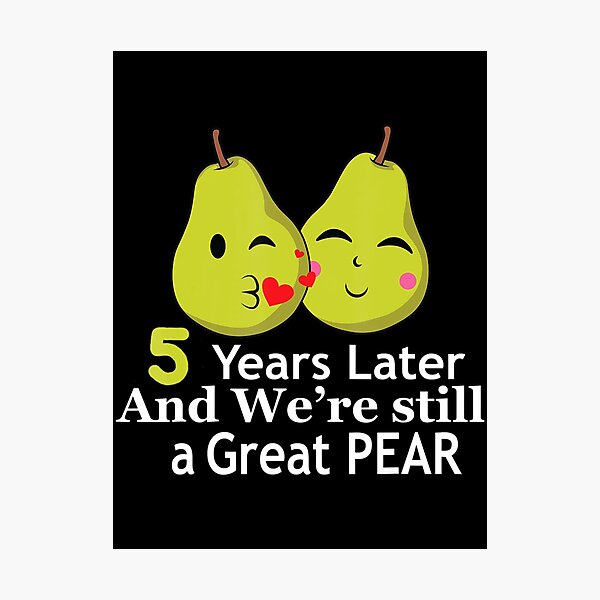 Item preview, 5 Five Year Anniversary Matching Couple Great Pear designed and sold by Seth Shiver.