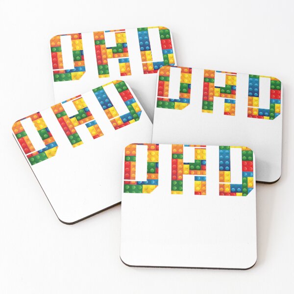 Item preview, Dad Brick Builder Funny Blocks Master Builder T-Shirt designed and sold by CarlFio.