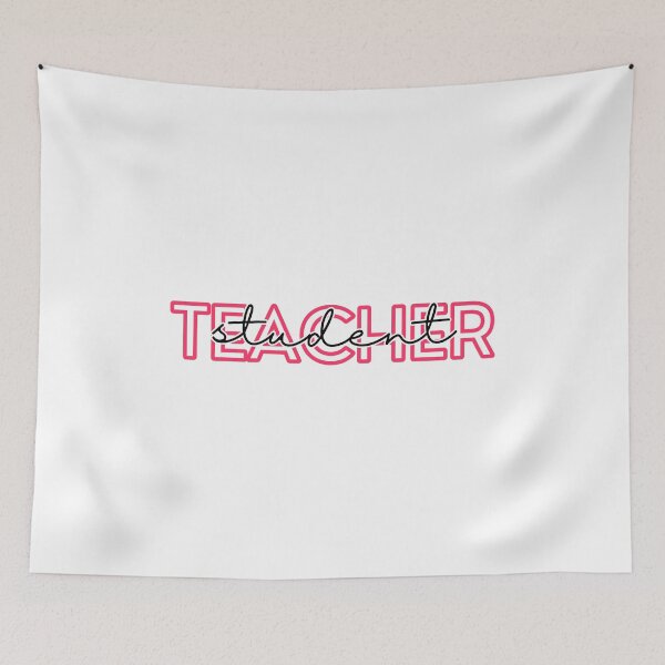 Item preview, Pink Student Teacher (black text)- school teacher - future teacher designed and sold by CaitU.