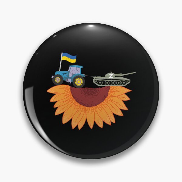 Item preview, Ukrainian Tractor Pulling Tank On Sunflower Field   designed and sold by Hsiesofa.