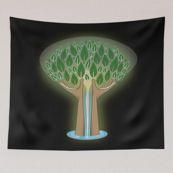 Item preview, Tree of Life Hands Eco Warrior Leaves designed and sold by stuartsemporium.