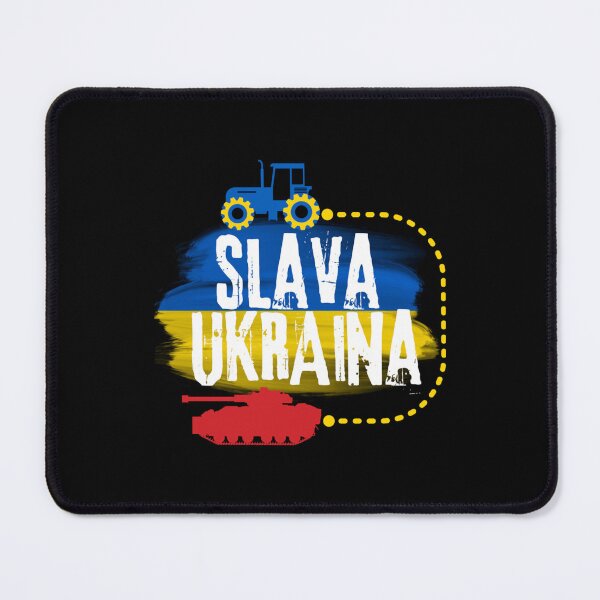 Item preview, Ukrainian Tractor pulling tank with ukraine flag Slava Ukraina   designed and sold by Hsiesofa.