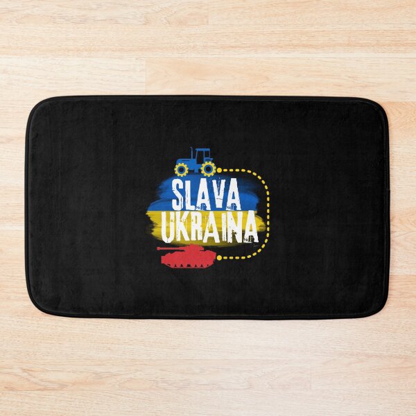 Item preview, Ukrainian Tractor pulling tank with ukraine flag Slava Ukraina   designed and sold by Hsiesofa.