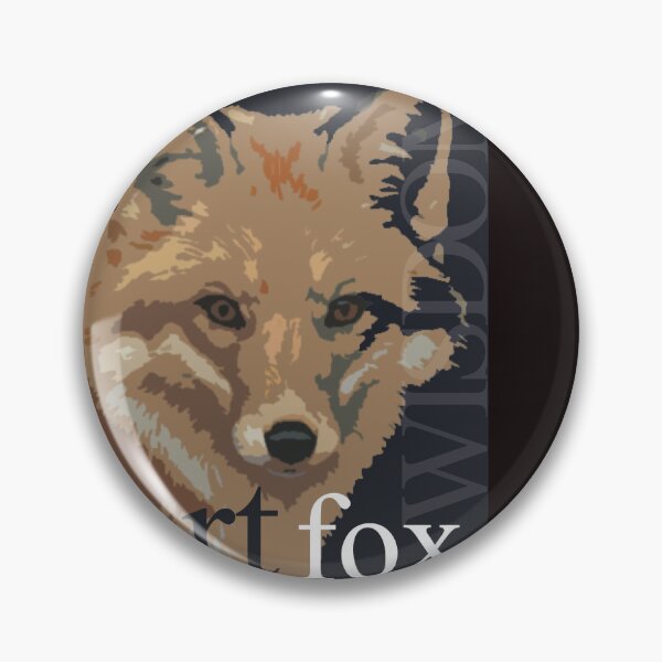 Item preview, Cute Smart Fox Head Design in Colour.  The Brown Fox Looking Back with the Word Wisdom. designed and sold by DappleDesign.