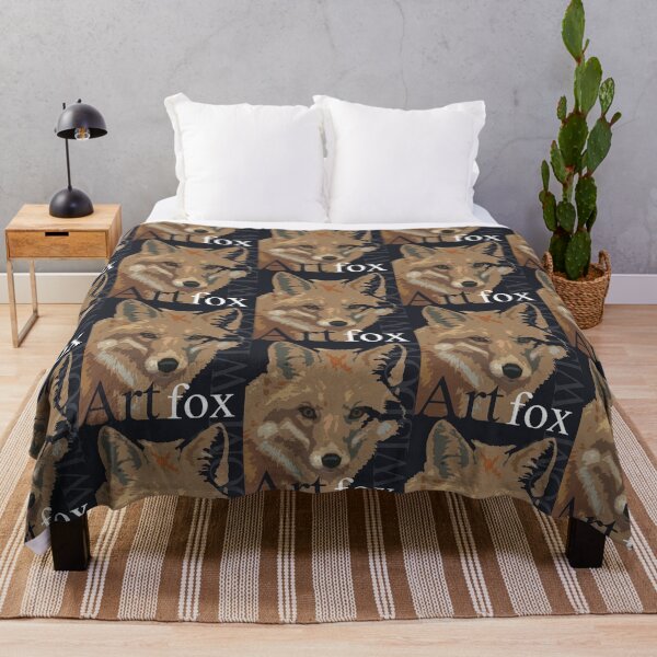 Item preview, Cute Smart Fox Head Design in Colour.  The Brown Fox Looking Back with the Word Wisdom. designed and sold by DappleDesign.