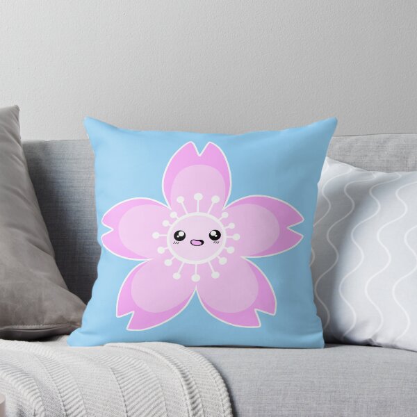 Item preview, Kawaii Sakura Cherry Blossom Flower (Blue Background) designed and sold by ZuriAmbessa.