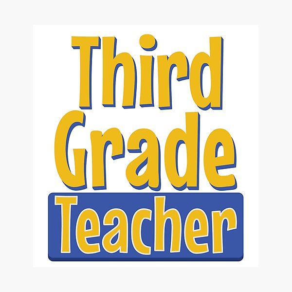 Item preview, Third Grade Teacher designed and sold by Think4Prints.