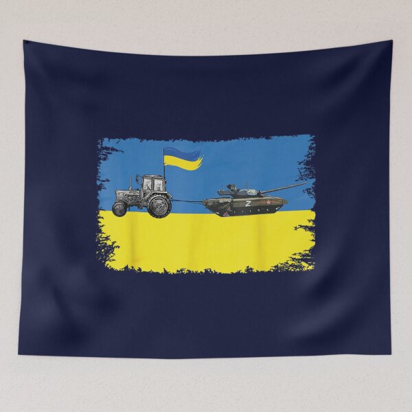 Item preview, Ukrainian Tractor Pulling Tank,  ukranian Tractor    designed and sold by Hsiesofa.