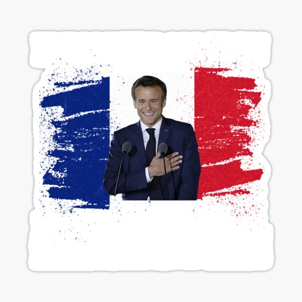 Emmanuel Macron Première réélection présidentielle en 20 ans Sticker